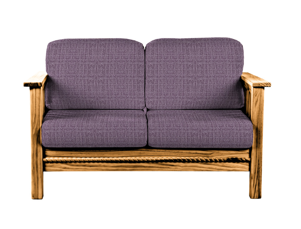 872 Cottage Loveseat with Overstuffed Backs