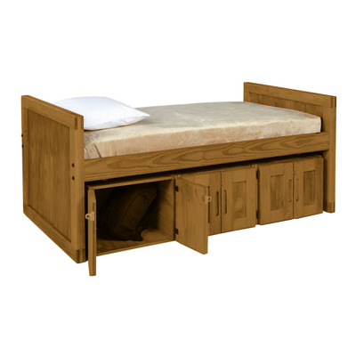 1076 / Classic Twin Firehouse Bed with Storage Lockers thumb