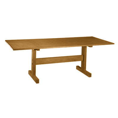 1169 / Classic Large Veneer Top Dining Table - Standard Wheelchair Height thumb