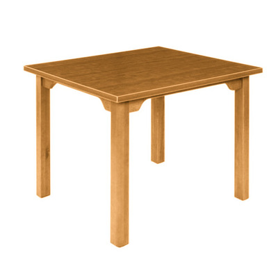 1287 / Raised Apron Dining Room Table - 1" Laminate Top with Self Edge thumb
