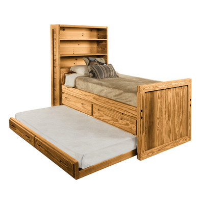 139 / Classic Twin Cay Bed with Drawers and Trundle Bed thumb