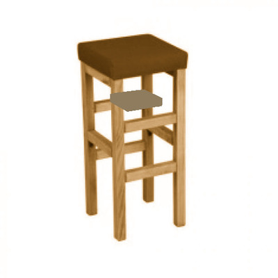 206 / Classic Bar Stool with Fabric Seat thumb