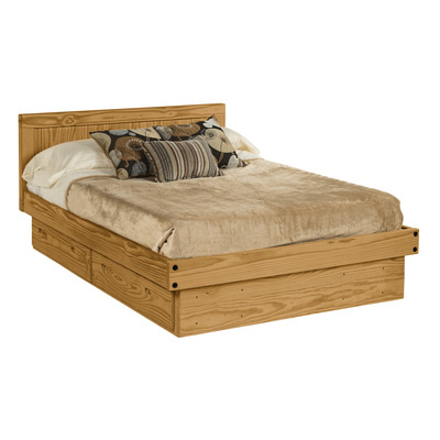215 / Classic Full Platform Bed with Drawers thumb