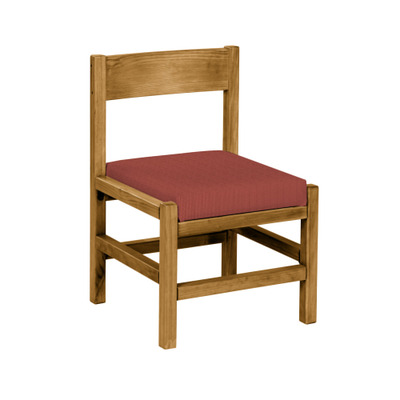 423 / Classic Dining Side Chair with Fabric Seat and Wood Back thumb