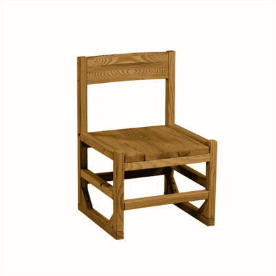 939 / Safe and Tough Solid Wood Chair thumb